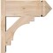 Ekena Millwork Merced Smooth Arts and Crafts Outlooker, Douglas Fir, 7 1/2"W x 18"D x 18"H OUT08X18X18MRC03SDF - alternate 4